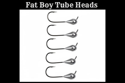 Get The Net Fat Boy Tube Hooks – Gamakatsu Flat Eye Bass Jig Heads