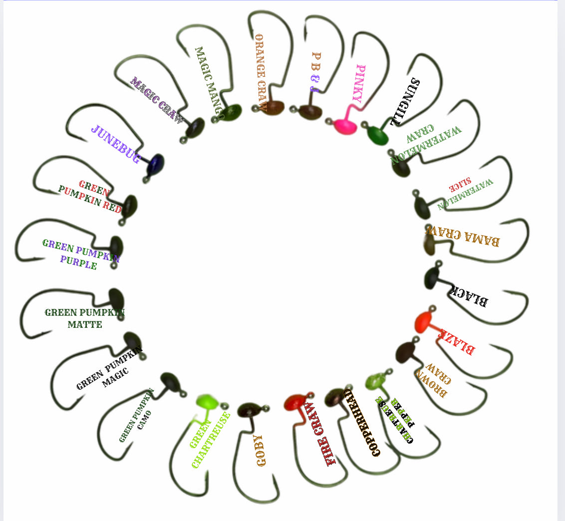 Get The Net Bulk NED EWG Jig Heads – Wide Gap Ned Rig Hooks Wholesale