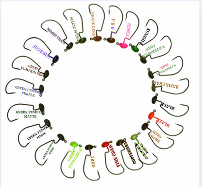 Get The Net Bulk NED EWG Jig Heads – Wide Gap Ned Rig Hooks Wholesale