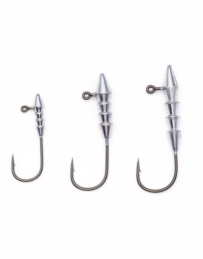 Get The Net Hover Heads – Mustad FFS Livescope Jig Heads for Bass