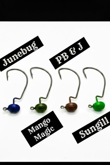 Get The Net NED EWG Jig Head – Wide Gap Ned Rig Hook for Bass