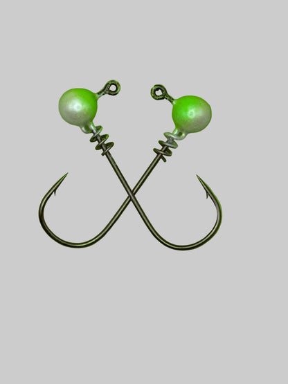 Get The Net Finesse Swimbait Heads – Mustad Screwlock A-Rig FFS Hooks