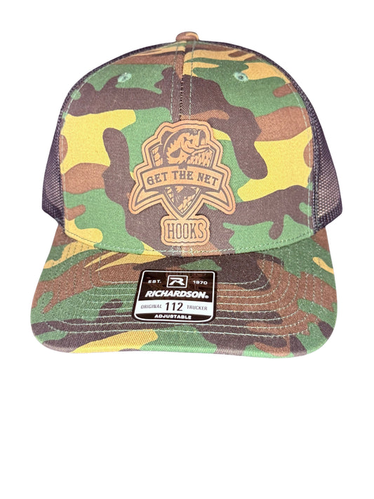 Get The Net Fishing Hat – Richardson 112 Camo & Embroidered Caps