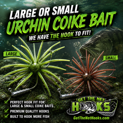 Get The Net # Sonic Spike Hooks – Mustad Urchin Bait Heads
