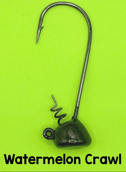 Get The Net Hammerheads – Mustad Stand-Up Worm Jig Heads for Bass