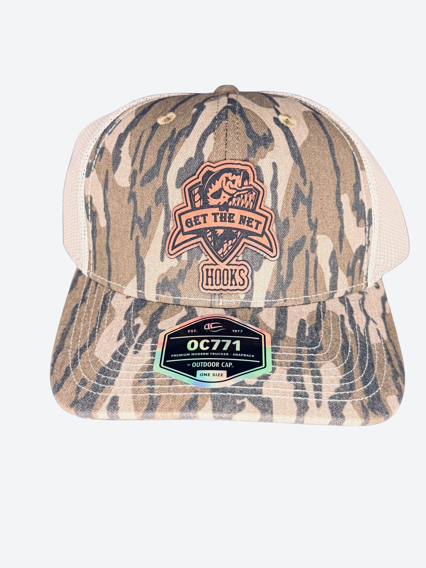 Get The Net Fishing Hat – Richardson 112 Camo & Embroidered Caps