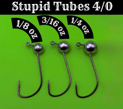 Get The Net Stupid Tube Hooks – Gamakatsu Bass Fishing Tube Jig Heads