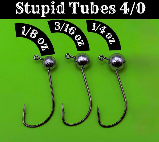 Get The Net Stupid Tube Hooks – Gamakatsu Bass Fishing Tube Jig Heads